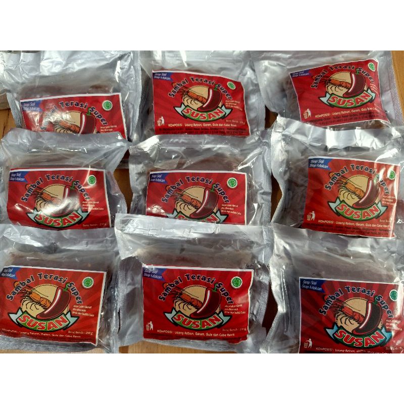 Sambal Terasi Bulacan Belacan Super SUSAN Asli SINGKAWANG KALIMANTAN BARAT SIAP MAKAN