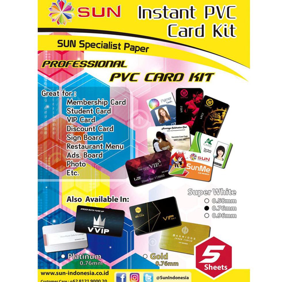 

SUN Kertas PVC ID Card Super White 0.76