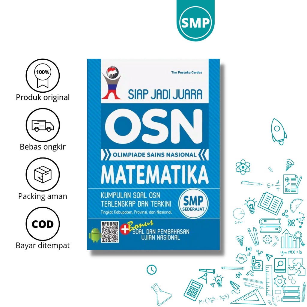 Jual Buku OSN Olimpiade Sains, Siap Jadi Juara OSN Matematika SMP ...