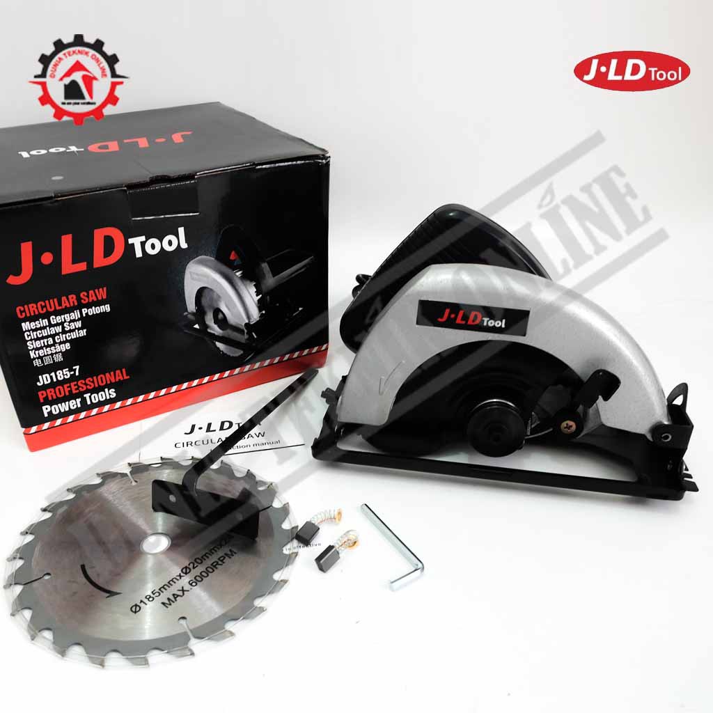Circular Saw JLD Mesin Gergaji Kayu 7 inch Circle 7" JD1857 Sirkel