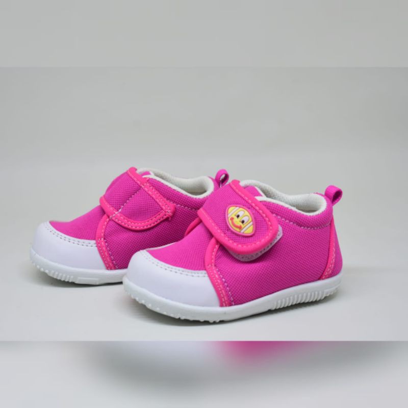 sepatu anak perempuan Rifkidz kain murah casual prepet ringan usia 1 2 3 tahun size 22-25 slip on