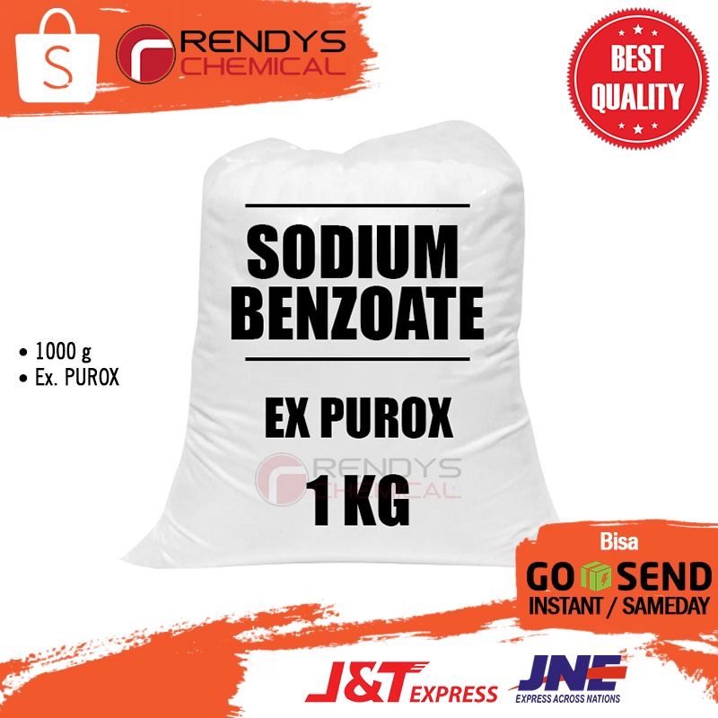 

Sodium Benzoate Ex. Purox Holland 1Kg / Natrium Benzoat / Pengawet Makanan 1 Kg