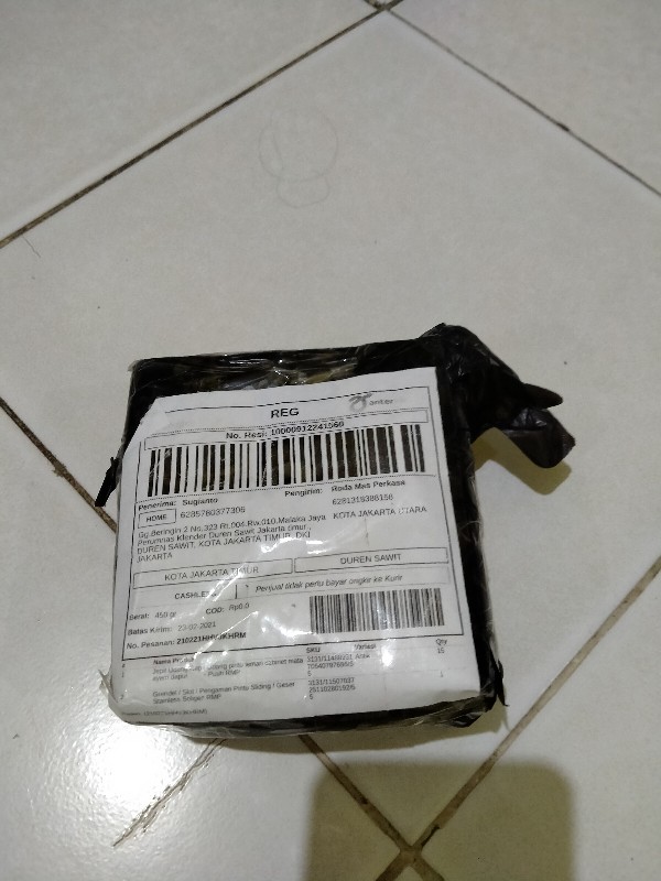 Grendel / Slot / Pengaman Pintu Sliding / Geser Stainless Soligen Rmp