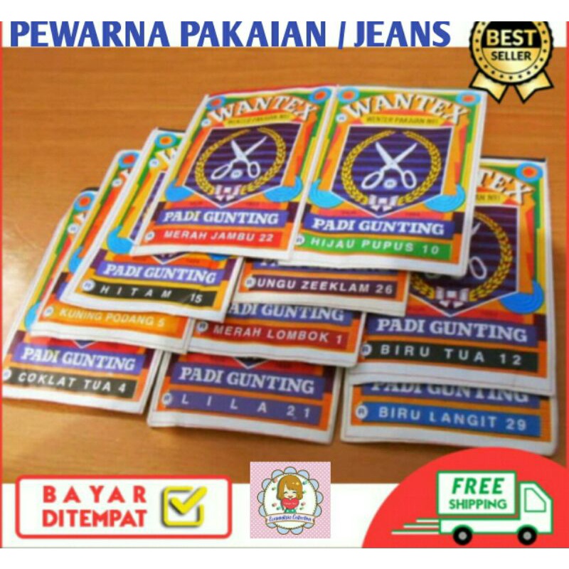 WANTEX Padi Gunting Pewarna Pakaian/Jeans/DLL