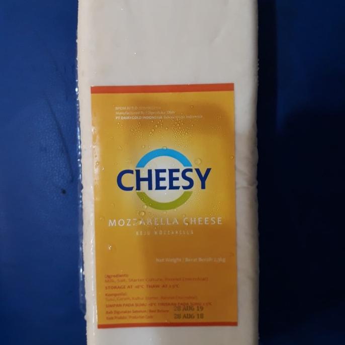 

(BISA COD) KEJU MOZARELLA CHEESY 2.3Kg TERUJI Kode 1130