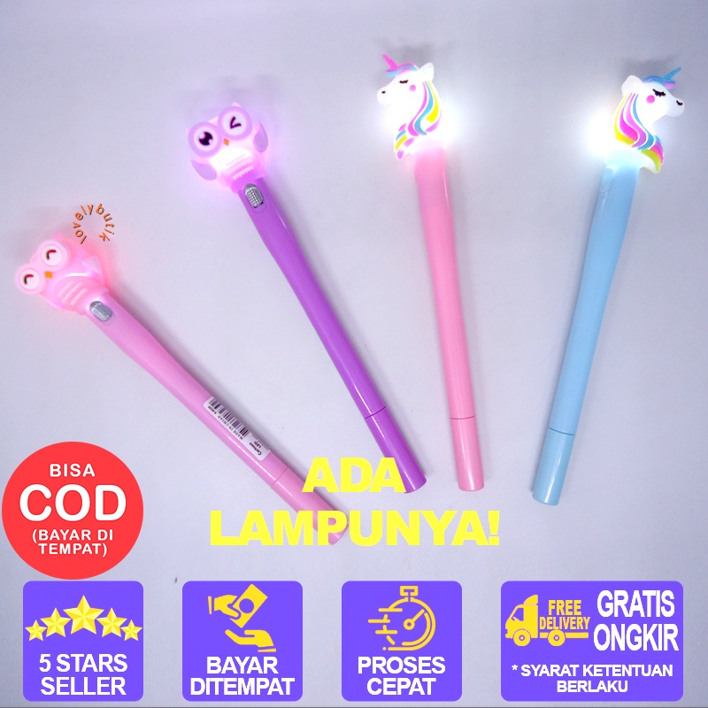 Pena Gel Lampu Karakter Lucu  karakter Burung Hantu