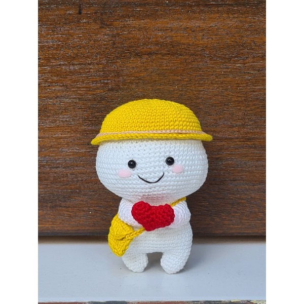 Boneka Rajut/Crochet /Amigurumi (Quby Pentol Love)
