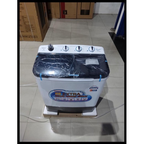 Mesin Cuci 2 Tabung SANKEN TW 8808 FGY XTOR Technology Trasparan 8 KG