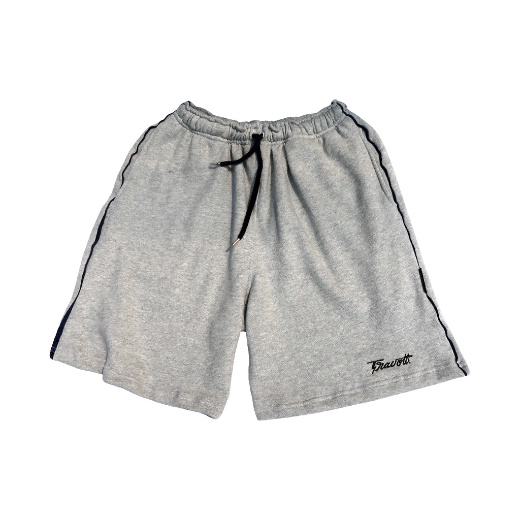 Meshort - Line - Grey - Abu - Celana Pendek - Katun - Short Pants - Travolt