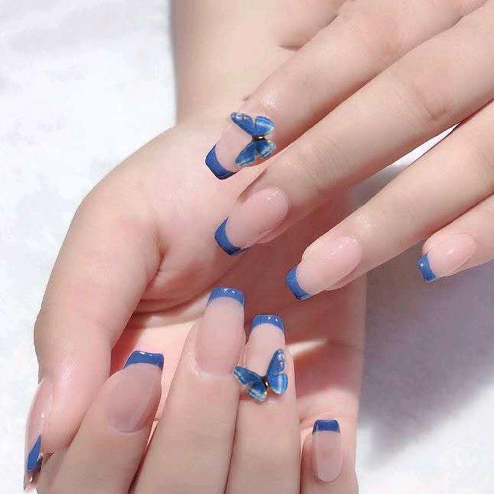 SKJK   Butterfly Nail Art Perhiasan Akrilik Pesona Indah Jepang DIY Nail Art Aksesoris