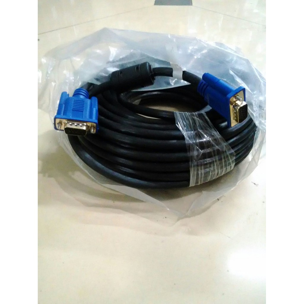 Kabel VGA Panjang 10 meter Gold Plated NYK