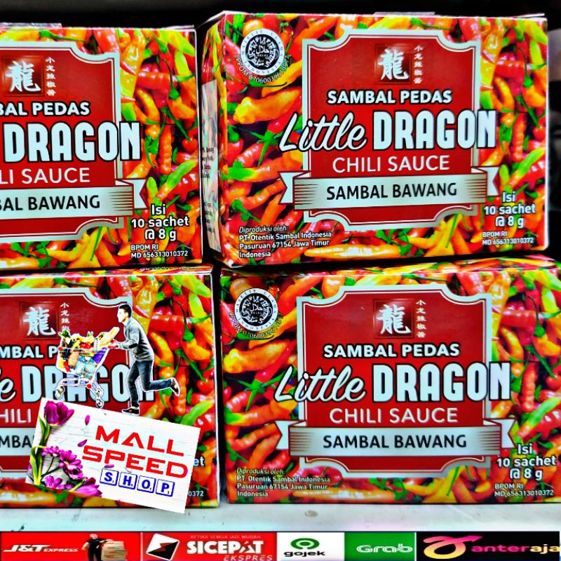 

LITTLE DRAGON SAMBAL BAWANG 10 SACHET X 8gr | SAMBEL PEDAS PREMIUM