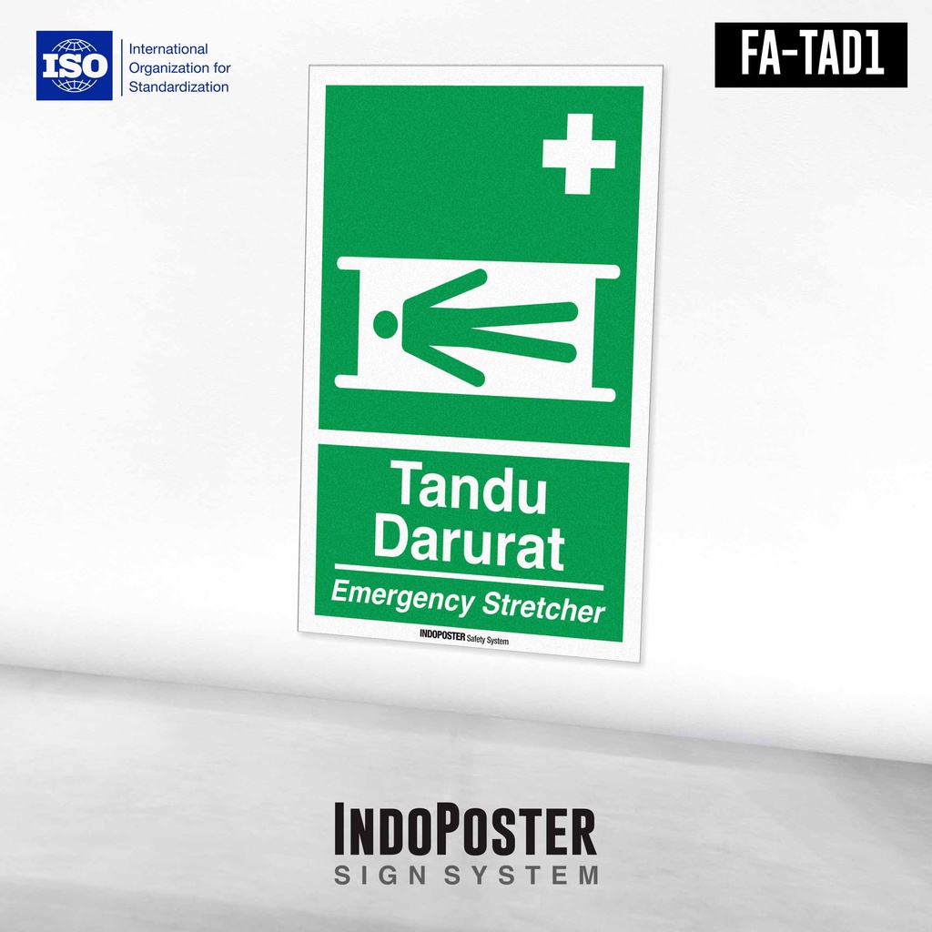 

Stiker Safety Sign K3 ISO Tandu Darurat