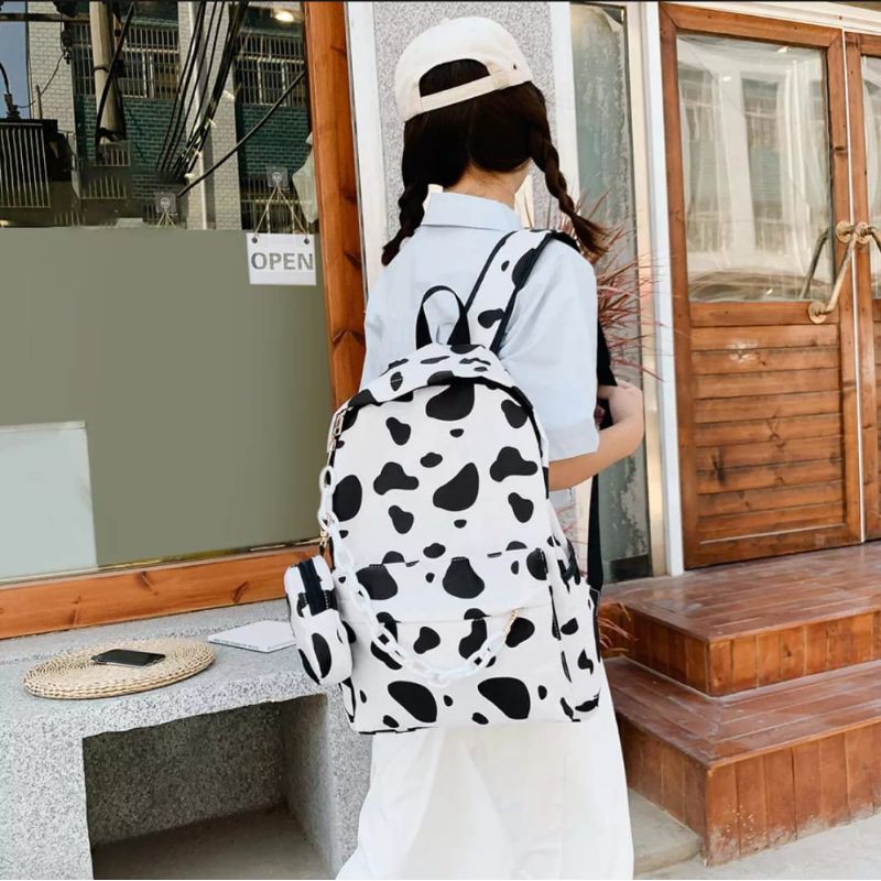 Tas ransel besar motif sapi rante