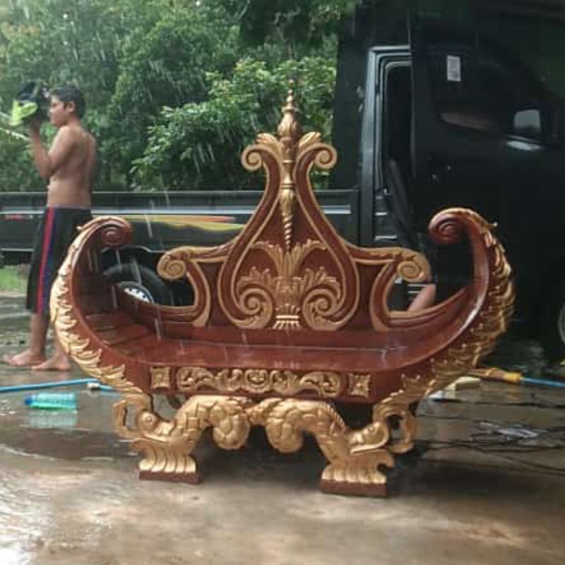 Kursi Bangku Depan TV Jati Jepara