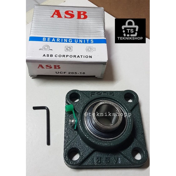 LAHAR TEMPEL UCF 205 ASB / UCF205 / LAHAR 205 / LAHAR DUDUK MODEL PETAK AS 25MM 1" / PILLOW BLOCK BE