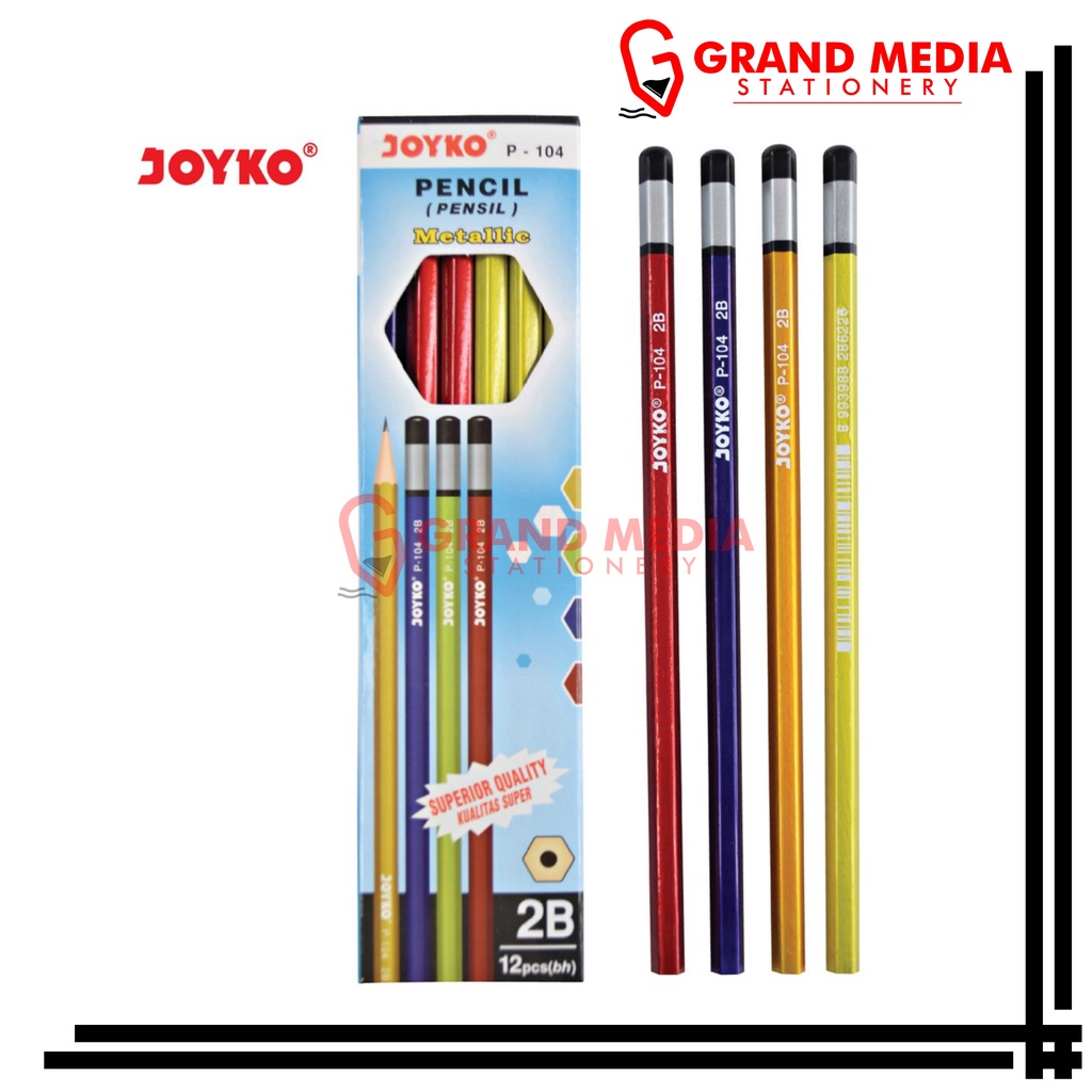 

[GRAND MEDIA] PENCIL / PENSIL 2B JOYKO P-104 / PCS
