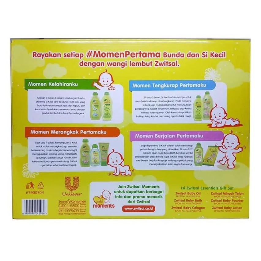 Zwitsal Baby Spa Paket Gift Box Set 6in1 Kado Bayi