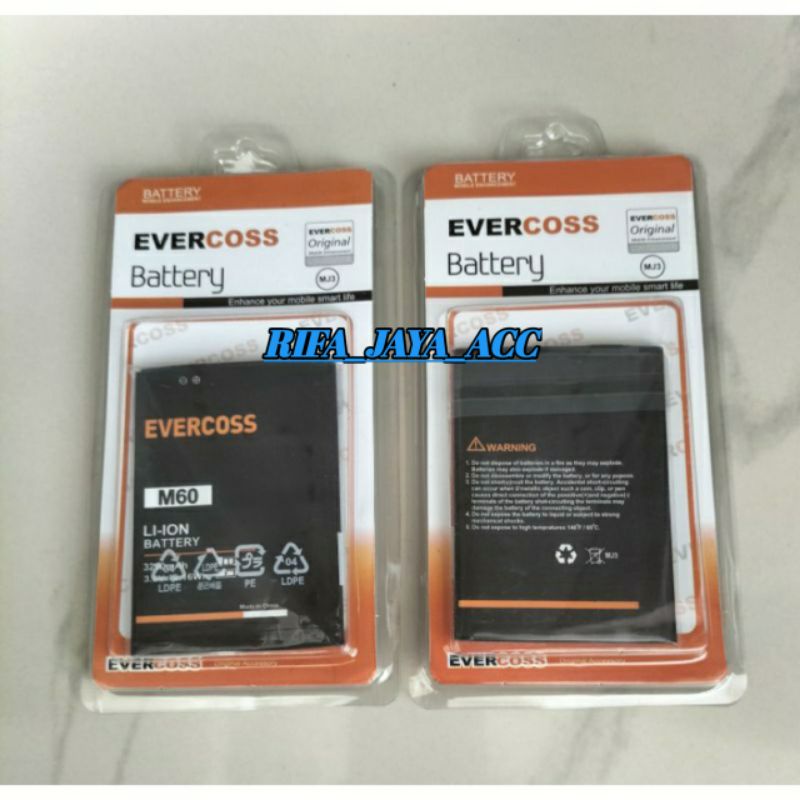 BT BATERAI BATTERY BATREI BATRE EVERCOSS M6   M6A  M60   U6C original