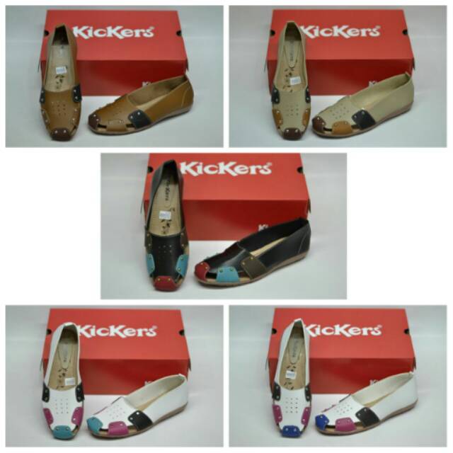 Sepatu Wanita Kickers Queen Slip On