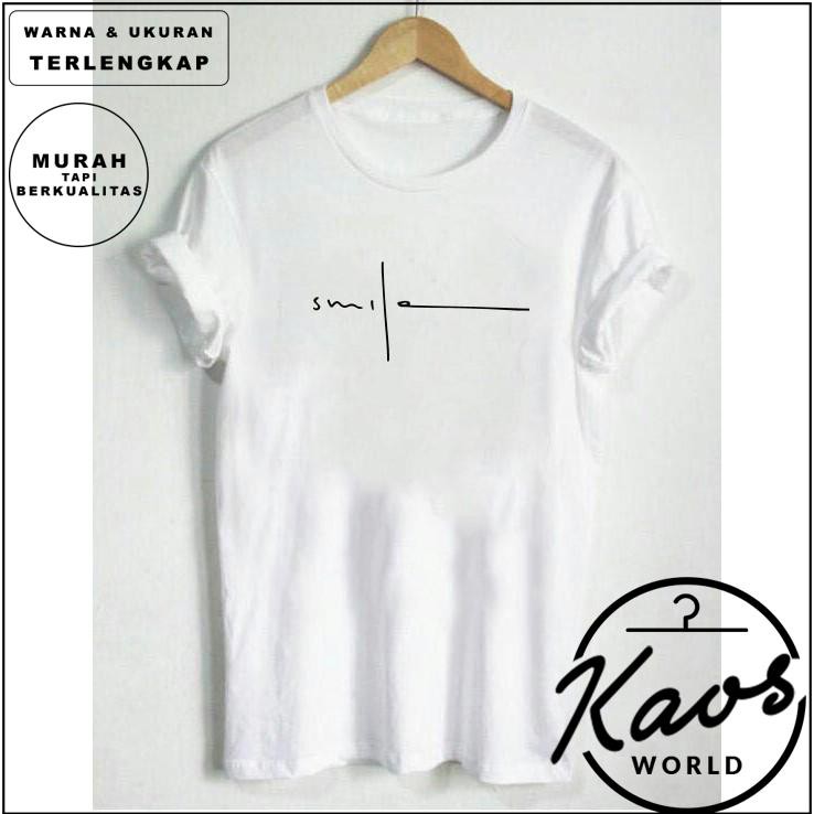 Kaos Tshirt Distro Smile