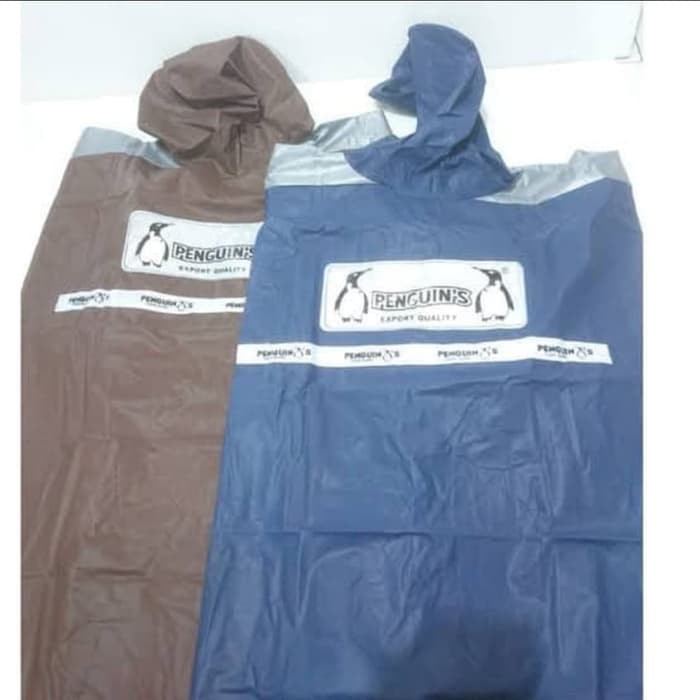 JAS HUJAN PONCHO LENGAN + CELANA KOMBINASI GOLF PENGUIN