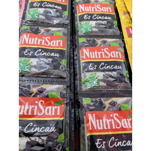 

Nutri sari Cincau sacher 1renceng 10sachet