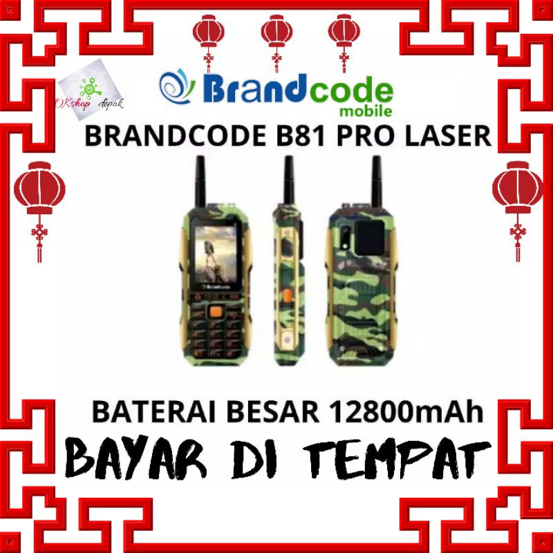 BRANDCODE B81 LASER  HP GUNUNG12800MAH