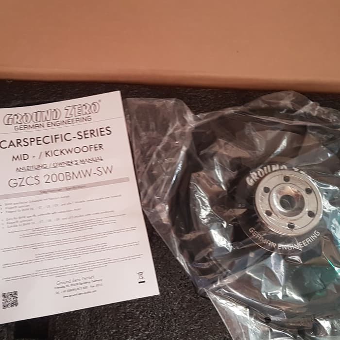 SUBWOOFER GROUND ZERO GZCS 200 BMW