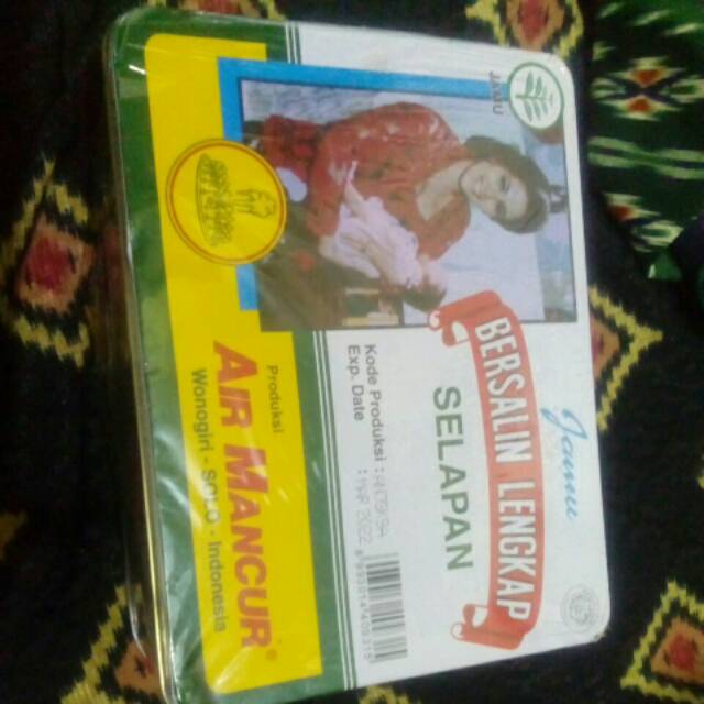 Jamu bersalin air mancur lengkap