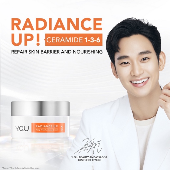 Y.O.U Radiance Up! × KIMSOOHYUN | Essence, Serum, Moisture Cream