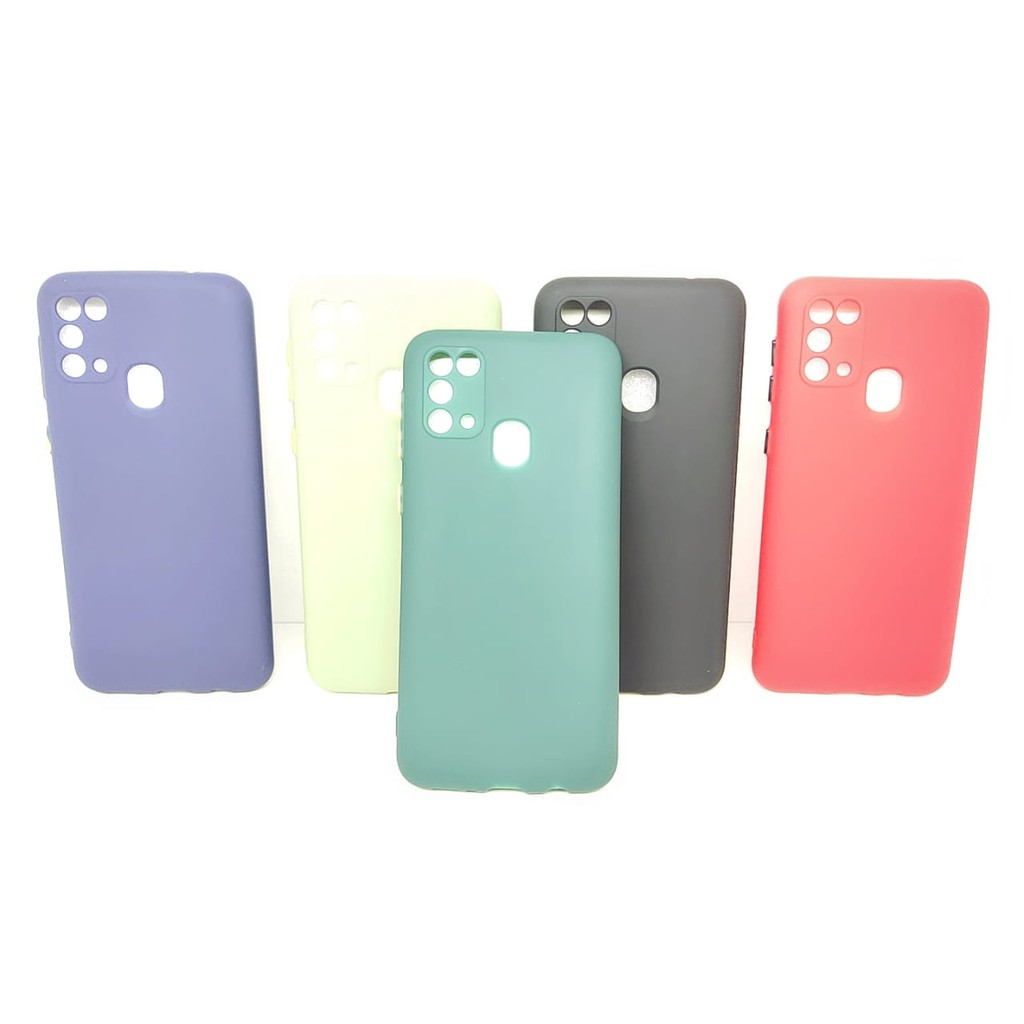 SMPC TPU Candy Samsung M31 M315F 6.4 inch SoftCase Macaron Protection Camera Tombol Warna