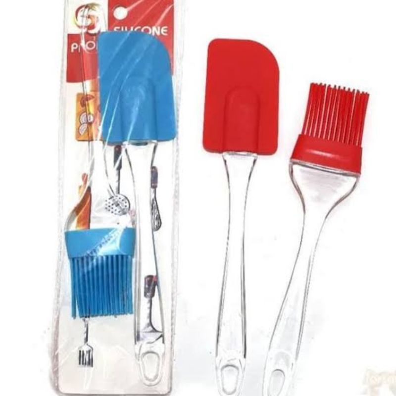 

spatula kuas silikon 1 set / SPATULA KUAS SILIKON SET SCRAPER kuas kue