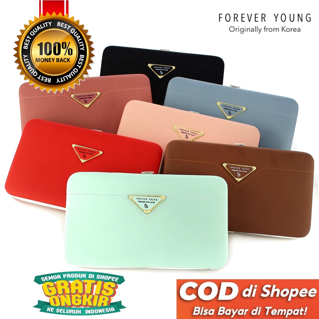 TOKOKOE - Dompet Wanita Cantik Model Panjang Korea Original Forever Young SG Series