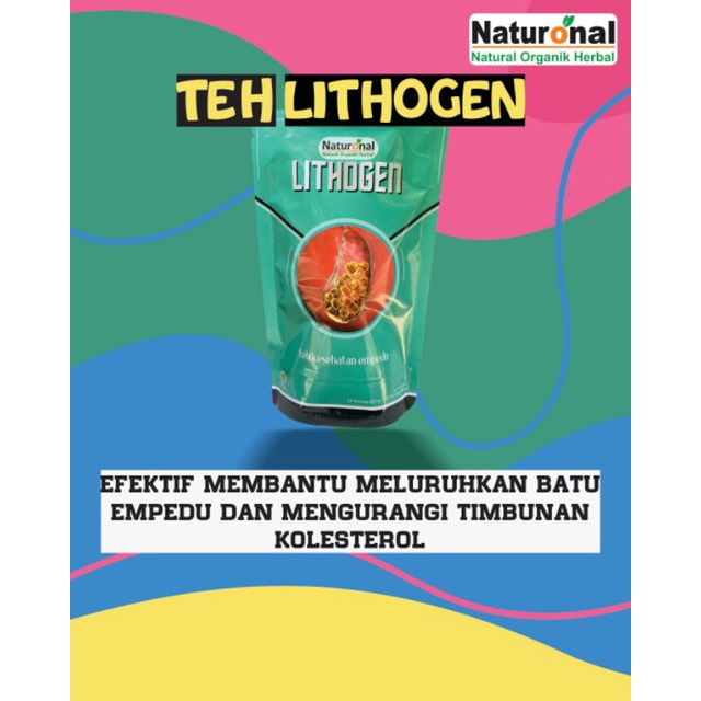 

LITHOGEN Teh Herbal Batu Empedu & Kolesterol – Obat Alami Batu Empedu, Teh Kesehatan Hati & Pencernaan