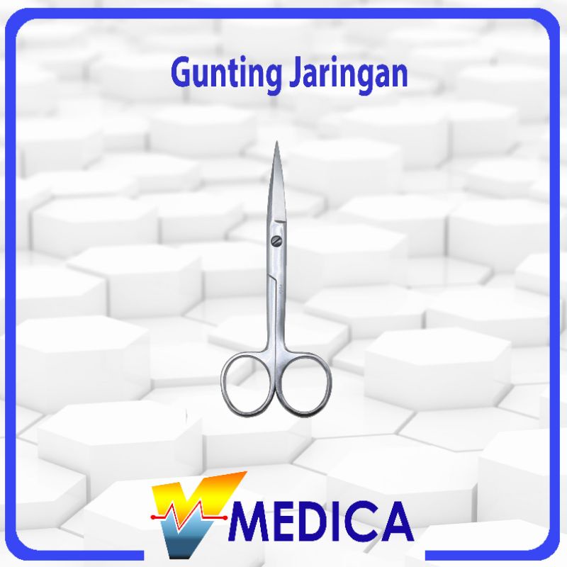 

Gunting Jaringan Lurus 14CM & Bengkok 18CM / Gunting Bedah