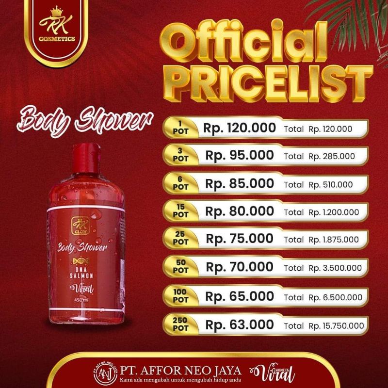 RK BODY SHOWER WITH DNA SALMON