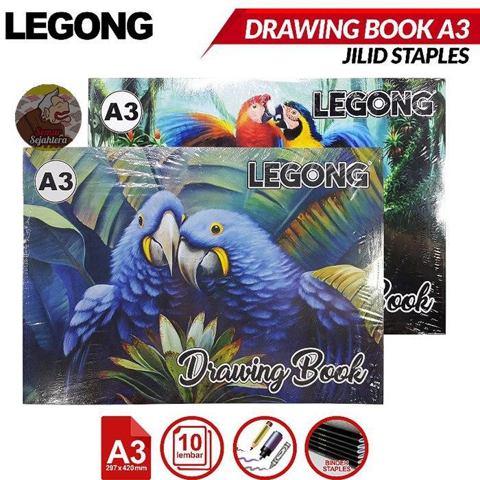 

[PCS] BUKU GAMBAR / DRAWING BOOK LEGONG UKURAN A3*