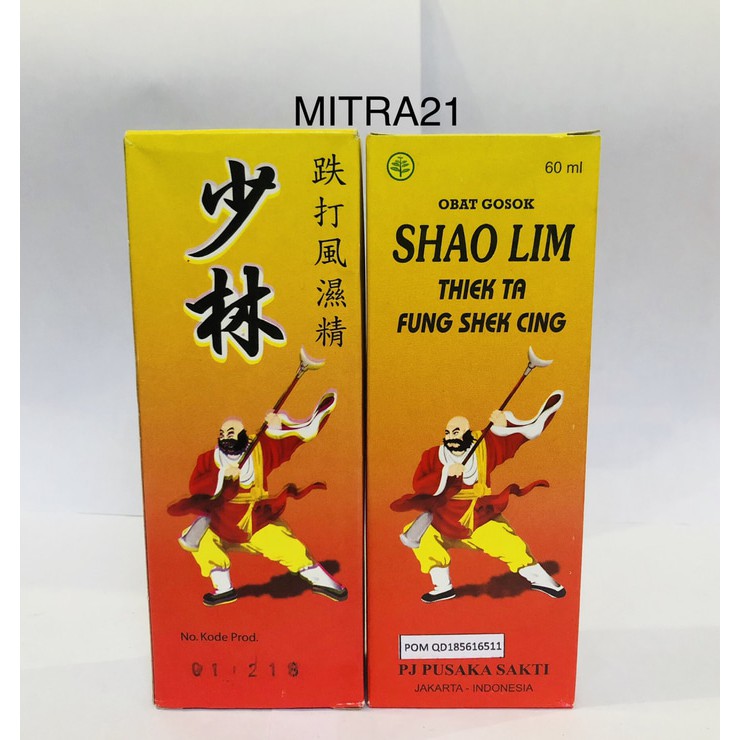 SHAOLIM minyak obat gosok untuk nyeri sendi dan sakit otot manjur