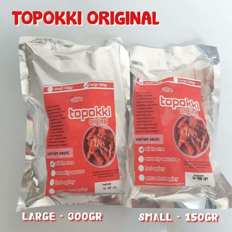 

Topokki Original Sweety