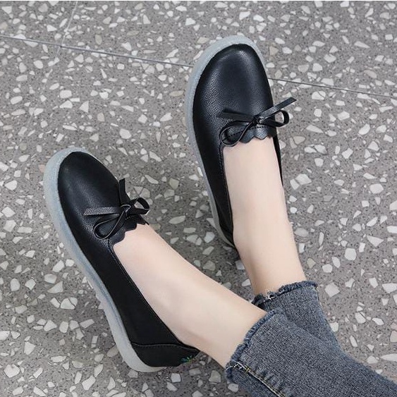 TBIG [COD] Sepatu Slip On GIANASHOES Import Shoes Wanita Sepatu Korea Style Sekolah Kuliah