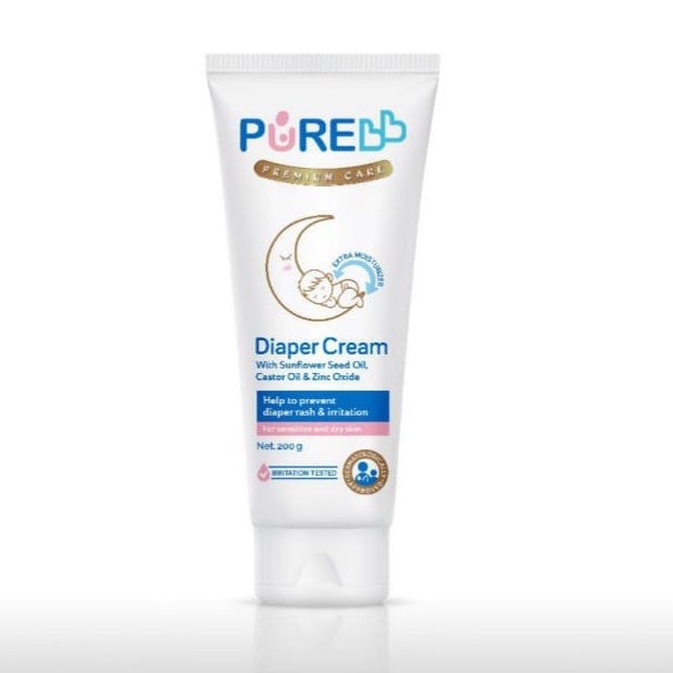 Pure BB Diaper Cream 100g dan 200g  double protection