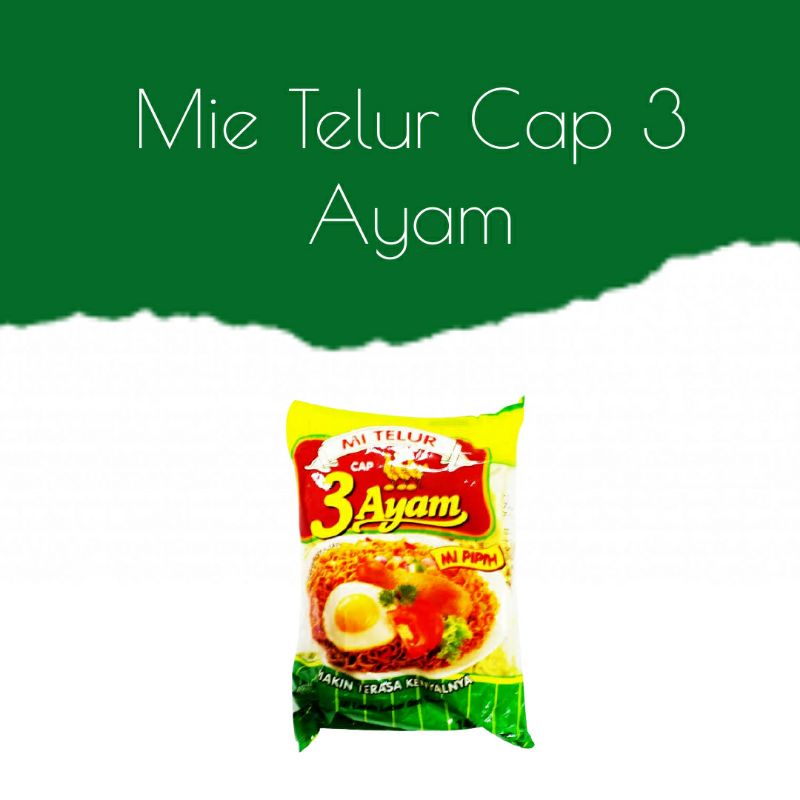 

Mie Telur Cap 3 Ayam