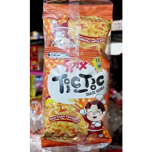 Spix Soba / Spix Mie goreng / Tic-tic/ Riry / Top Ten / Pilus / Rasa Sate / Dunia Satwa / Putra Bali / Morris wafer / ramene 10 gr x 10 pcs