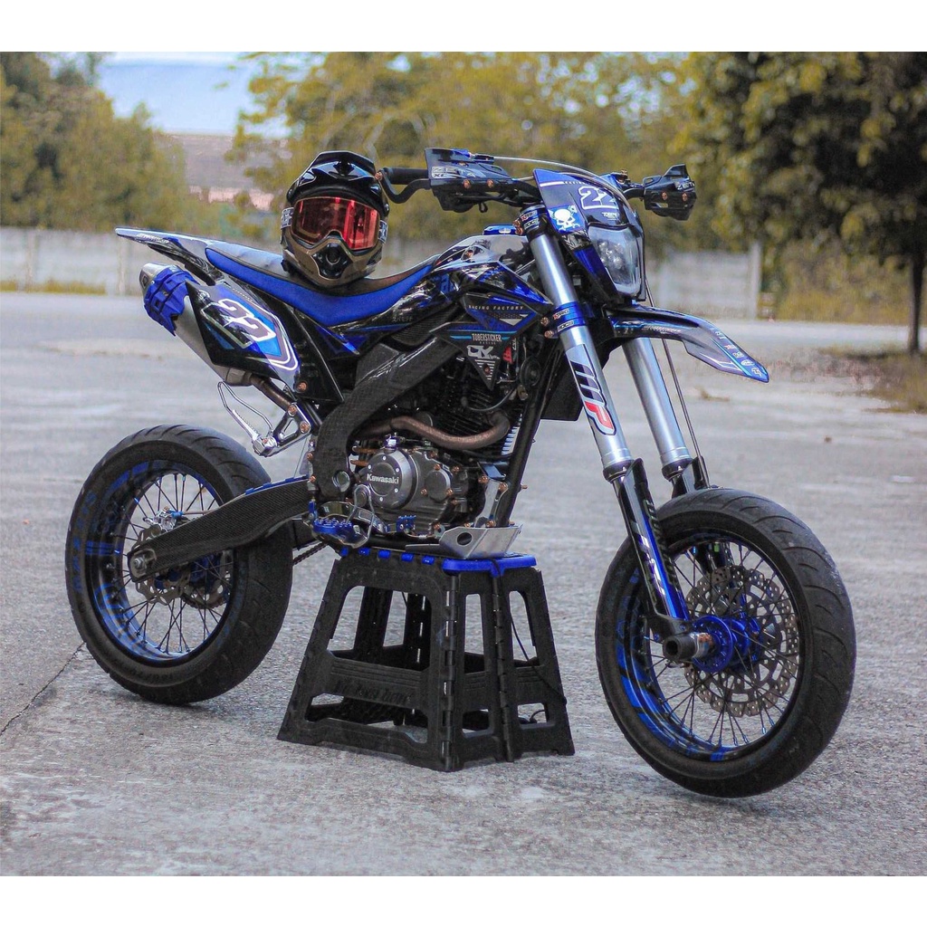 decal D TRACKER DECAL HOLOGRAM/CHROOM KLX BF - DTRACKER