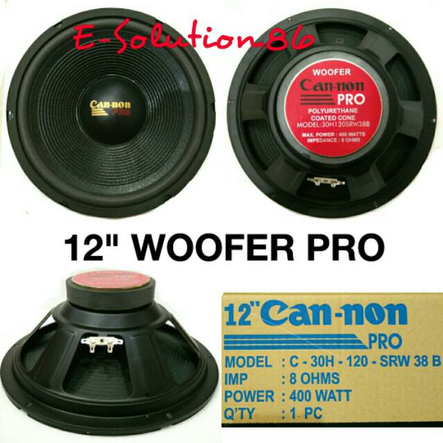 speaker canon 15 bass