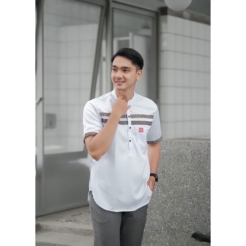 Baju Koko Kurta FF Pria Dewasa Lengan Pendek Terbaru 2022