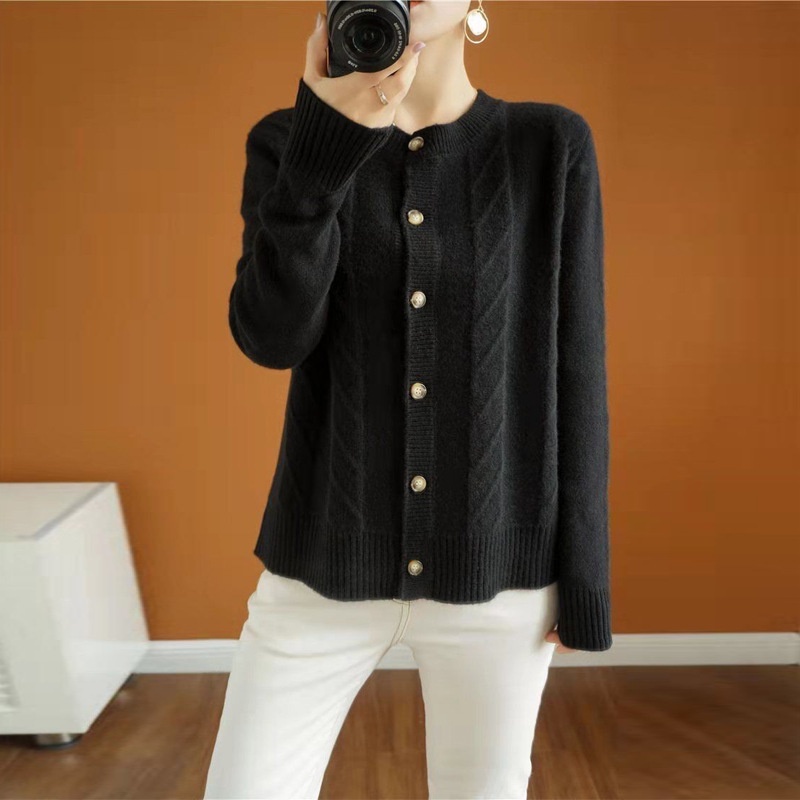 Cardigan Ji-Hyun Soft Knit Import - Cardigan Korea - Outer Rajut Wanita TM (MG0800)