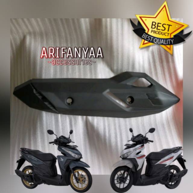 Cover knalpot Pelindung knalpot Vario 125 150 Led Original
