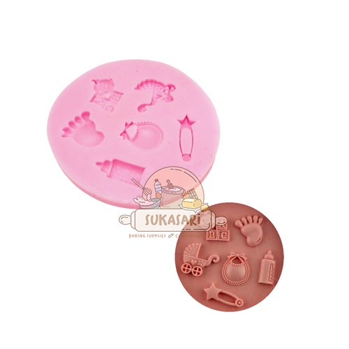 

Silicone mould Baby Foot (cetakan kaki bayi dot)